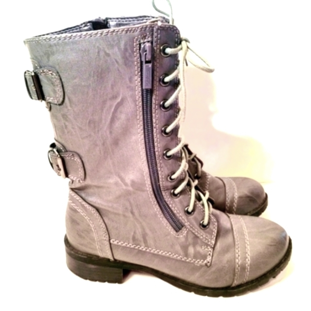 Shiekh Grey Rome Ha Boots Size 6.5 - Picture 2 of 11